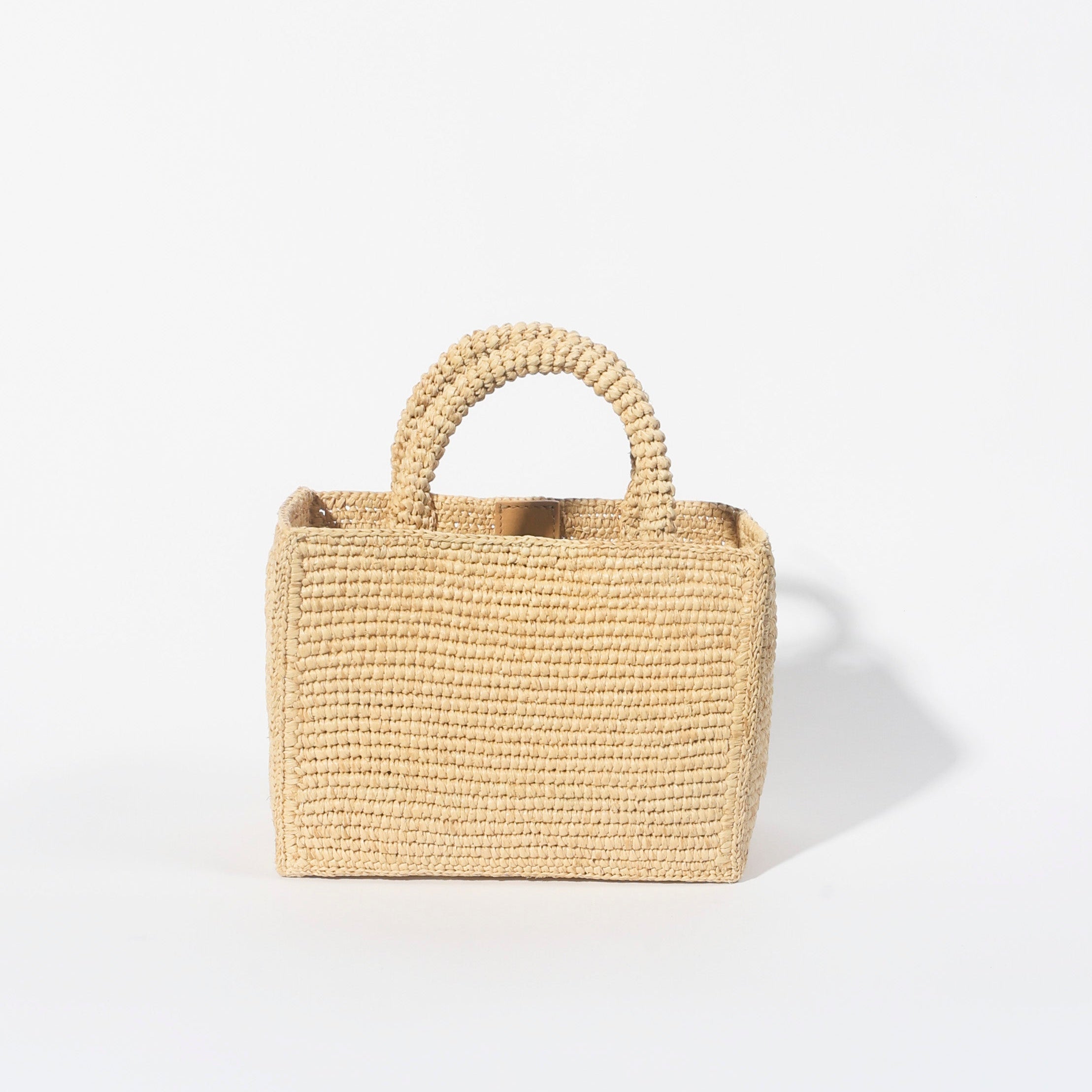 The Sur Mini Tote in Natural raffia — Cabana Twentynine