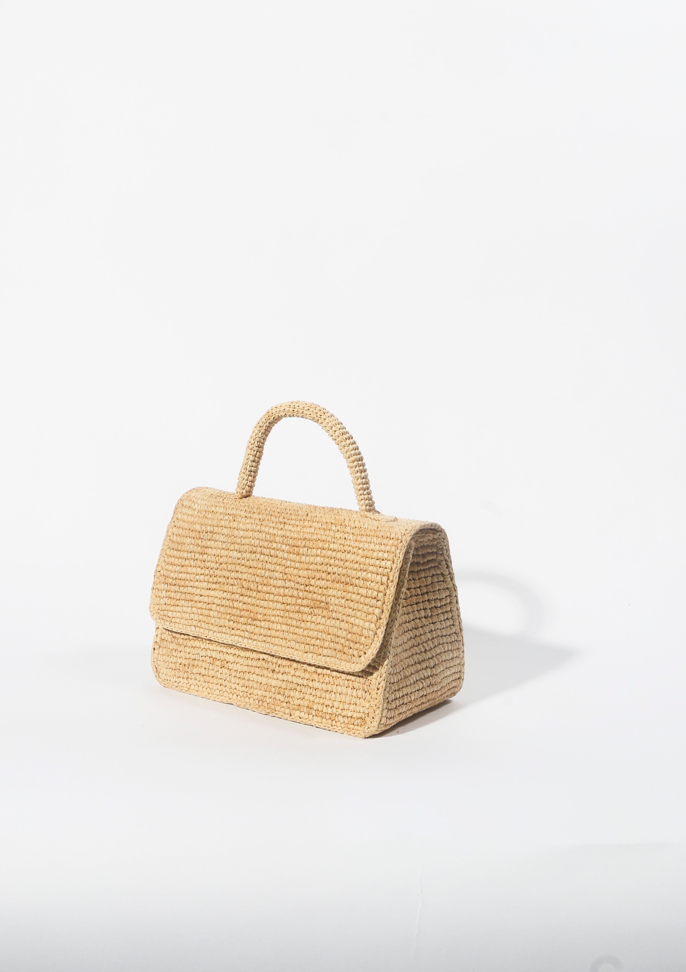 The Pedregal Flap Bag in Natural raffia — Cabana Twentynine