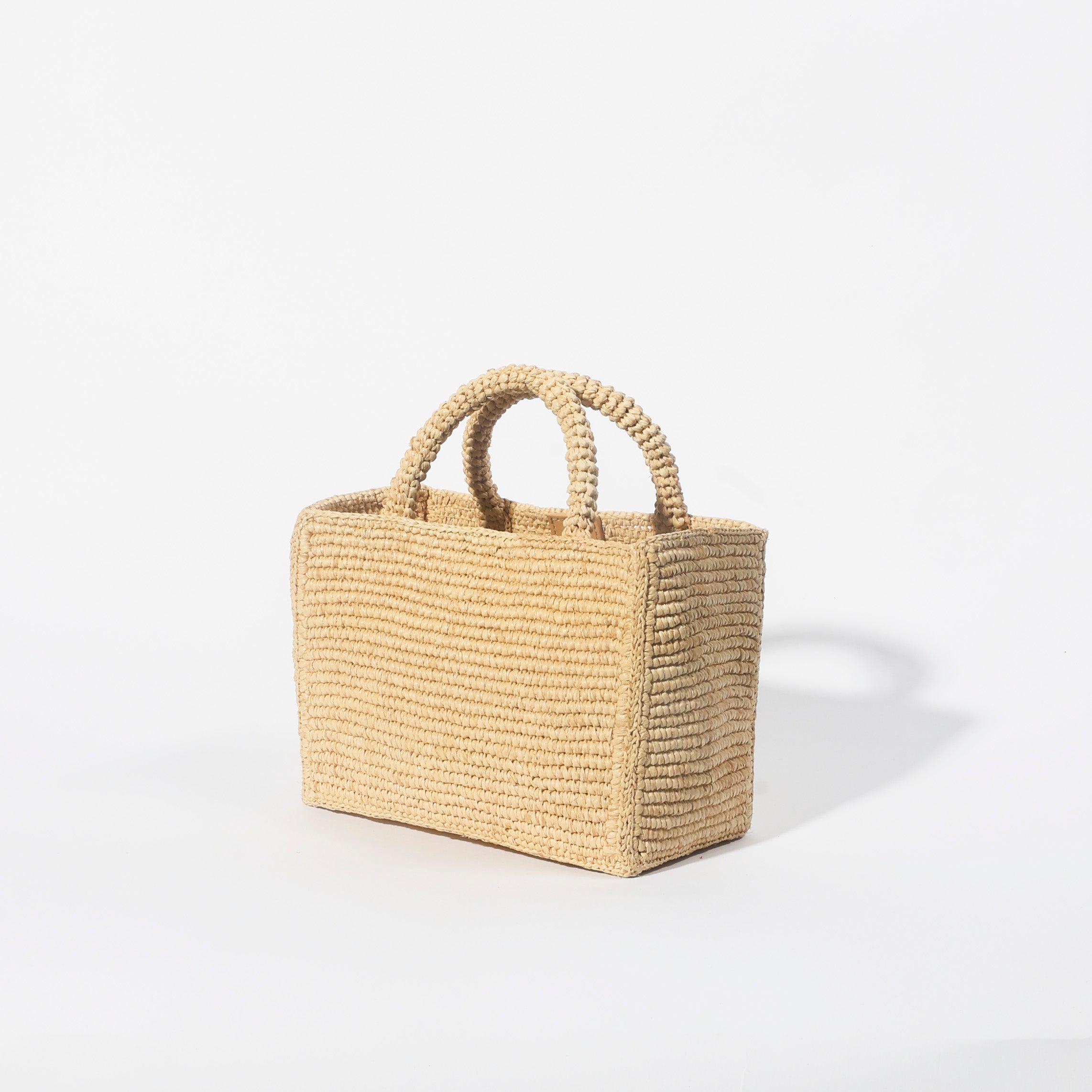 The Sur Mini Tote in Natural raffia — Cabana Twentynine