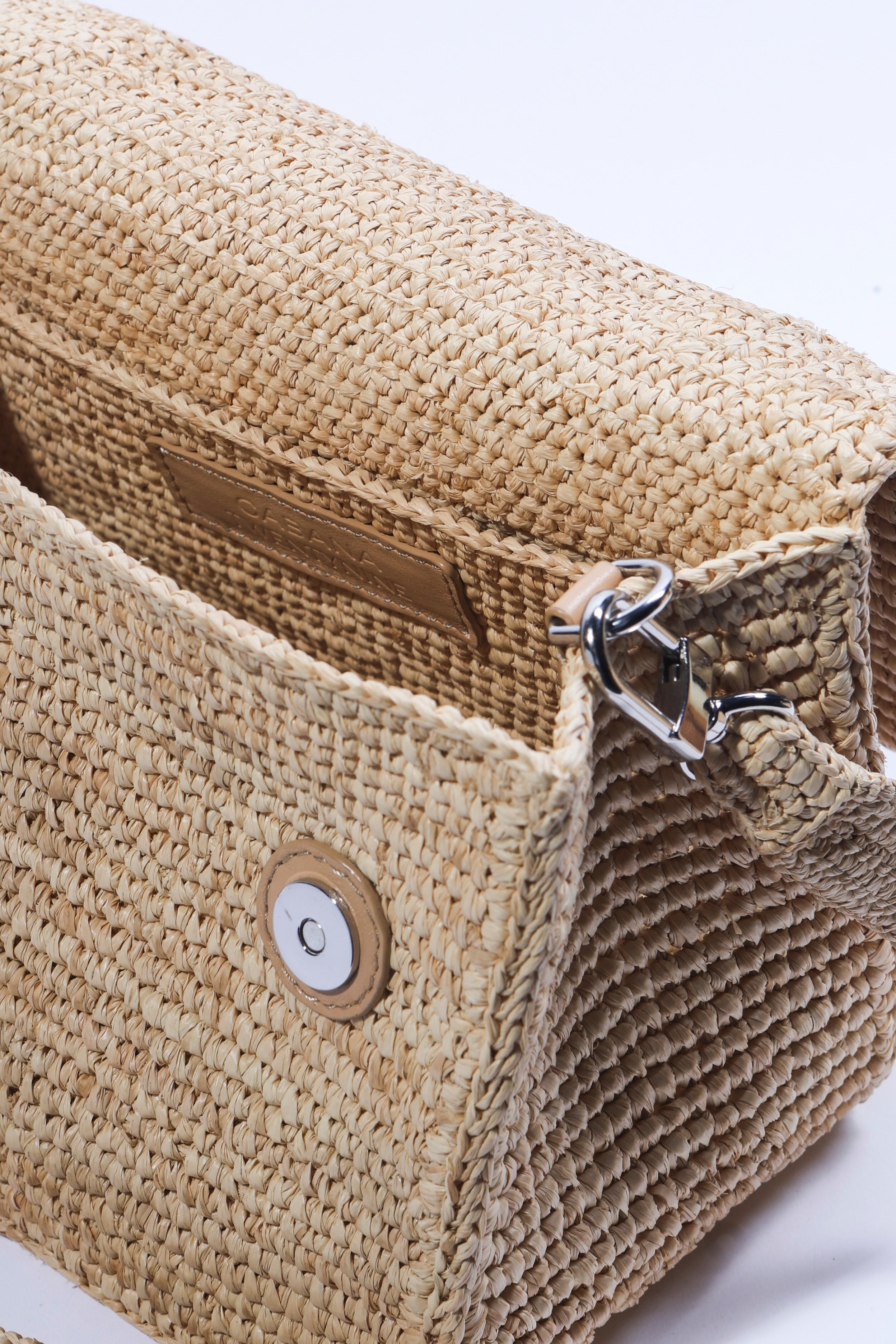 The Pedregal Flap Bag in Natural raffia — Cabana Twentynine