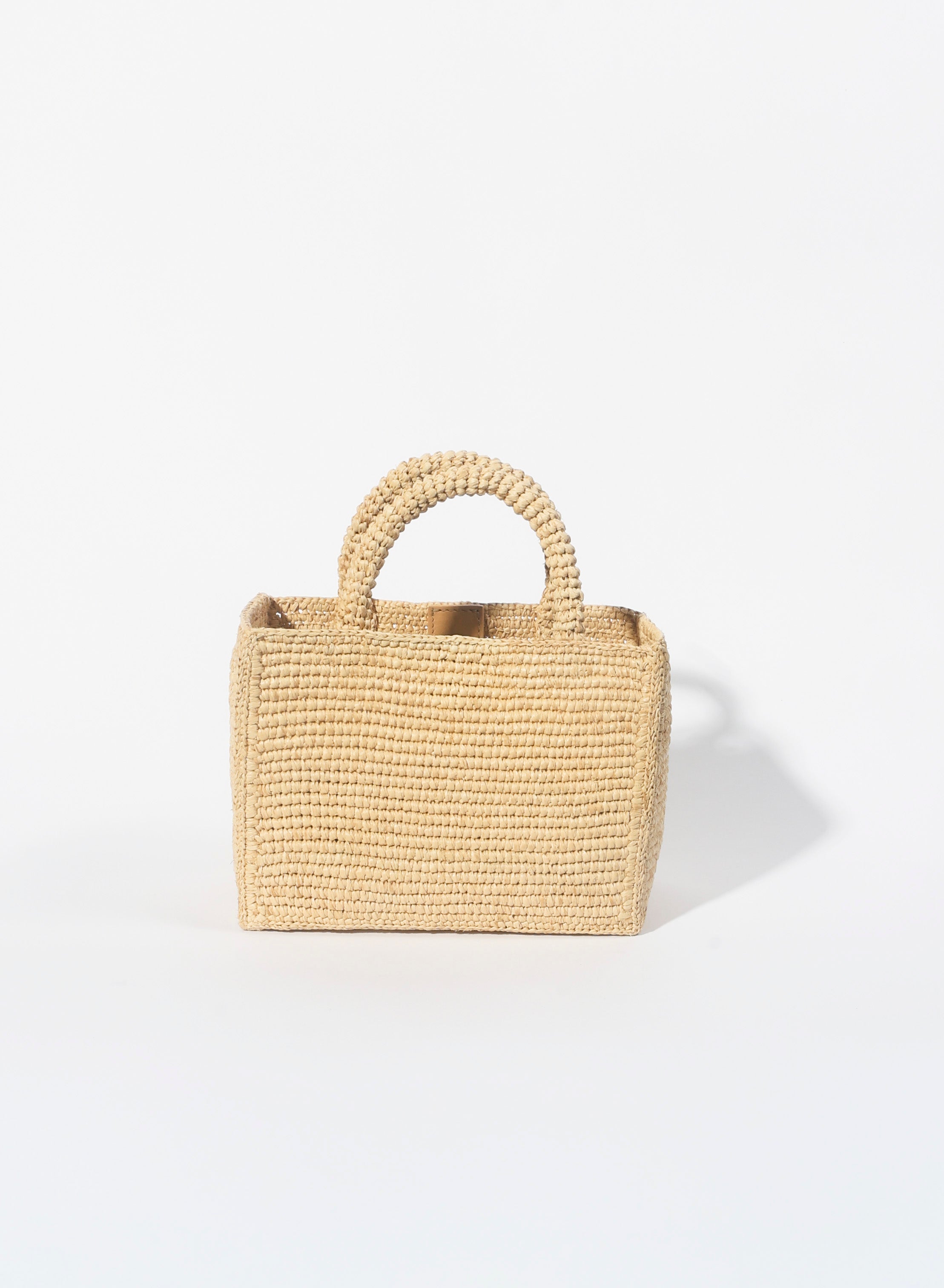 The Sur Mini Tote in Natural raffia — Cabana Twentynine